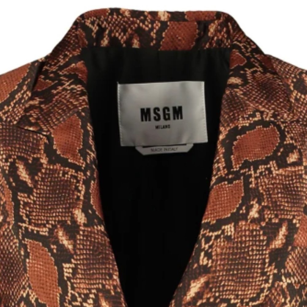 Msgm Double-Breasted Tailored Water Resistant Ani… - image 8